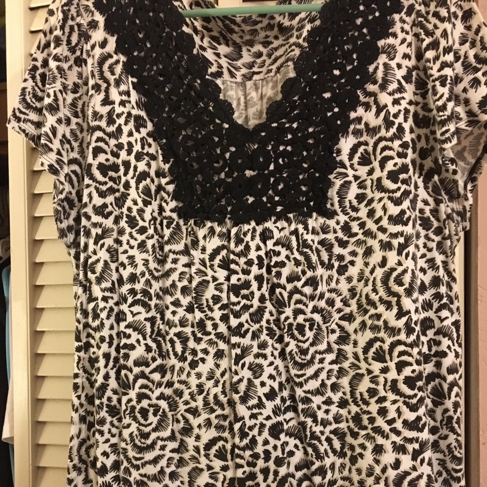 Summer print top